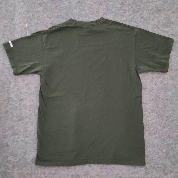 Y2K Combat Elite WWII Paratroopers Mens Large Military Green Promo Anvil Shirt - Picture 6 of 8